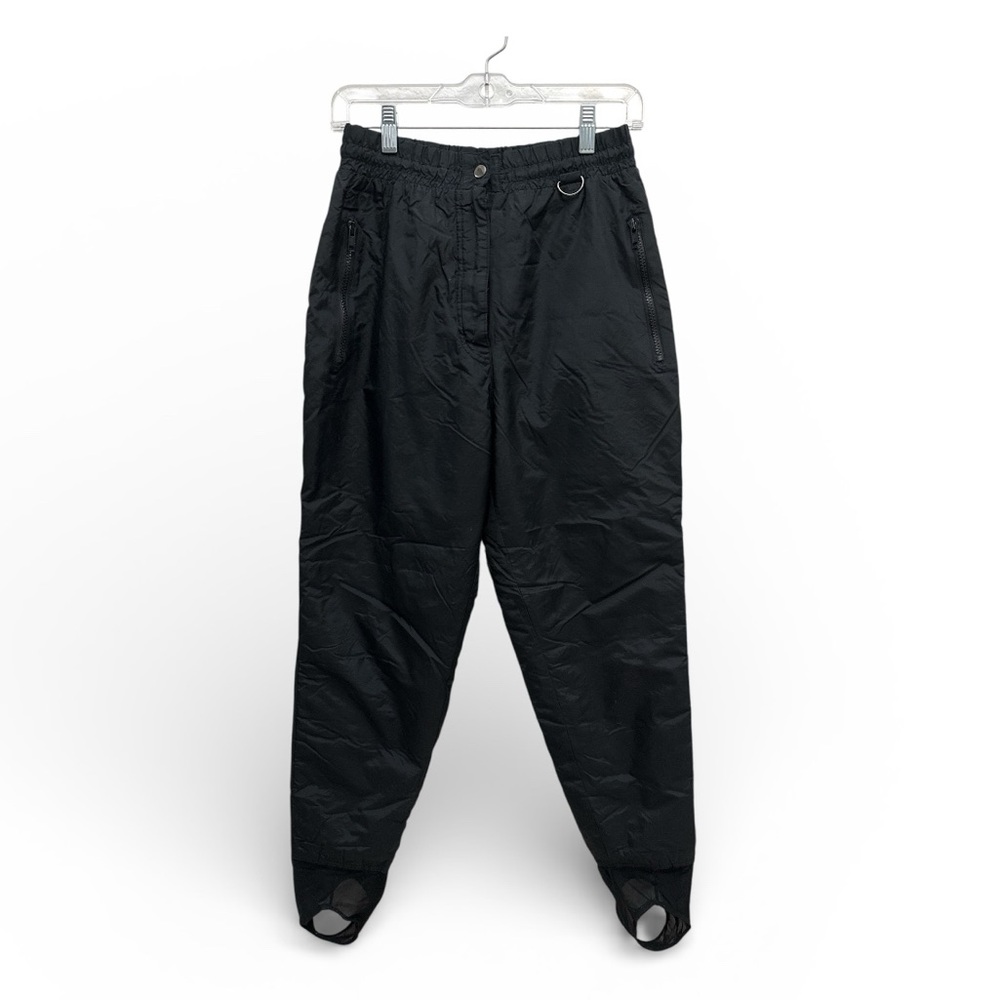 SkiGear Black Women's Ski Snow Pants Insulated Water Resistant Stirrup Pant M